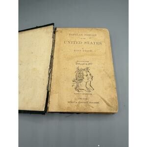 Antique Popular History of the United States John Frost Hurst & Co Book